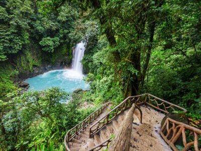 Adventure to a Central American waterfall