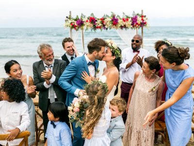 Getting married by the ocean
