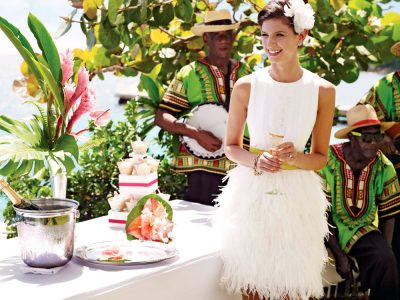 Tropical destination wedding