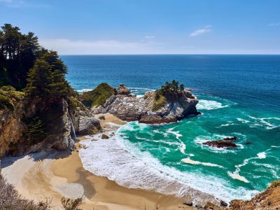 North America coastal beach