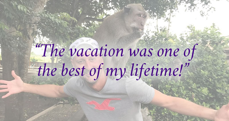 Testimonial about Far Away Travel Agency in Michigan