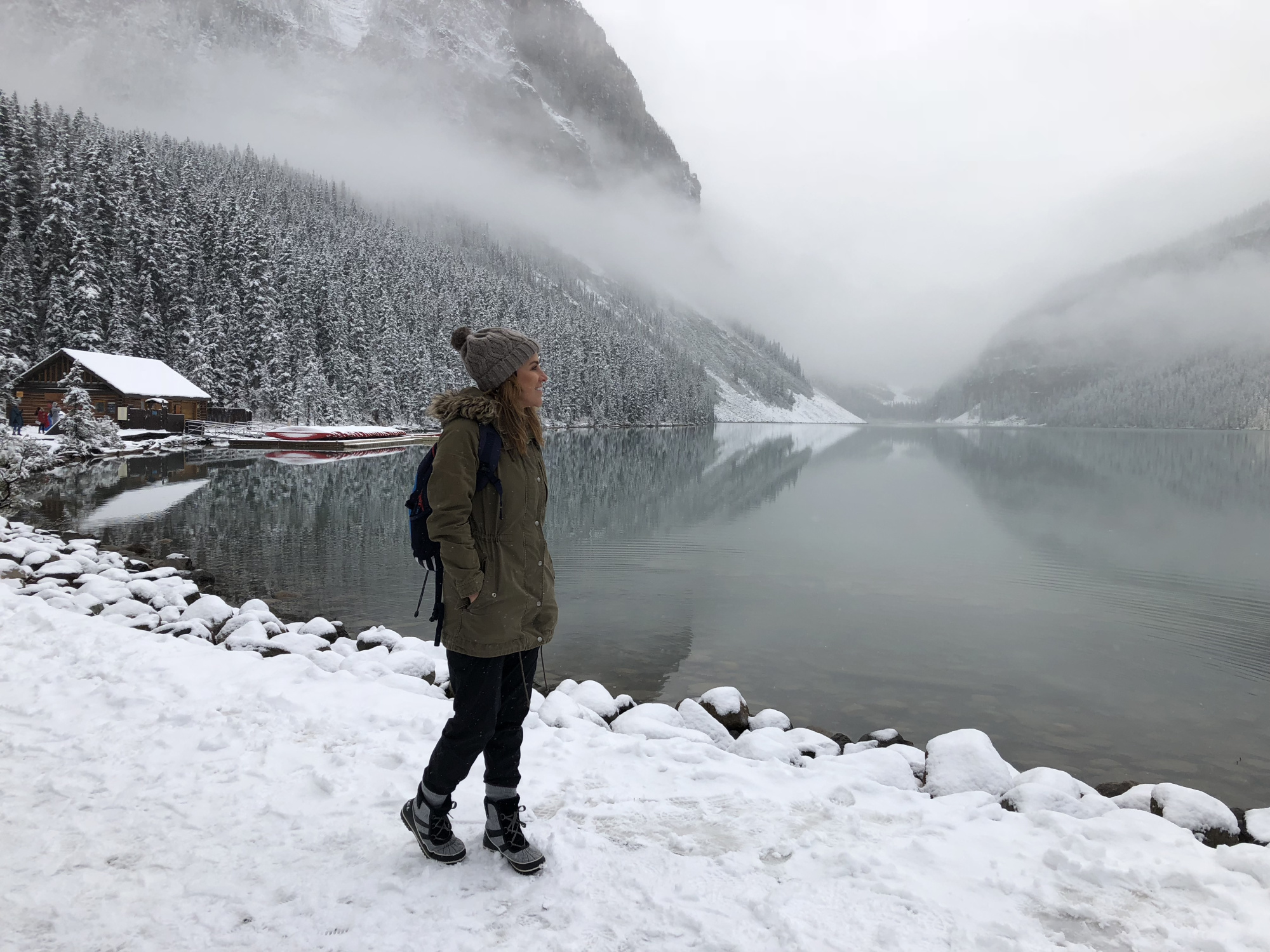 Exploring a Mountain Lake